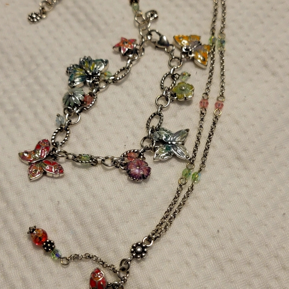Brighton butterflies necklace & bracelet